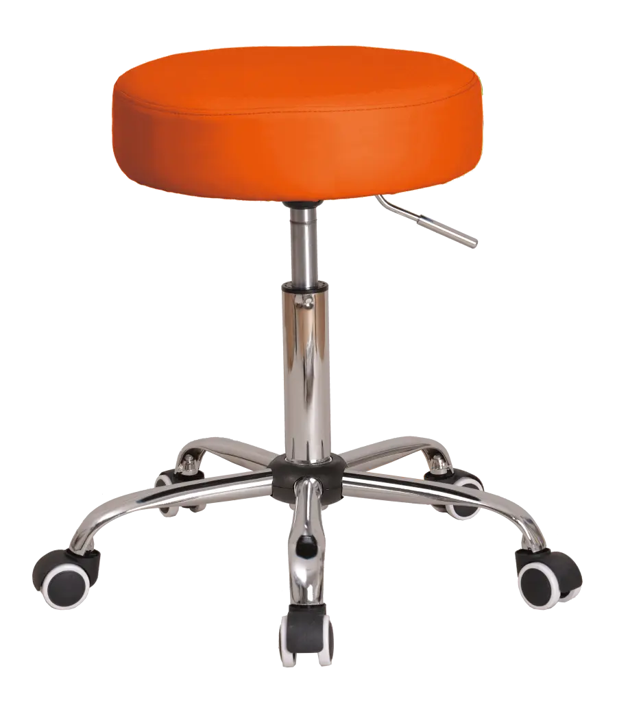 LZ 21SP židle lékařská, HR sedák, ekokůže oranžová